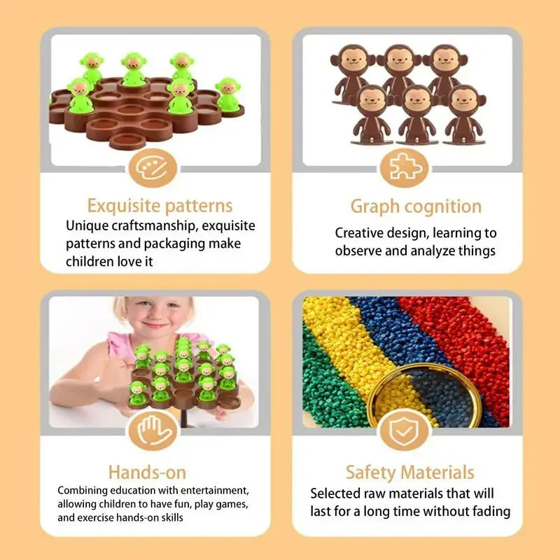 Monkey Balance Tree Game β Montessori Educational Math Toy for Kids