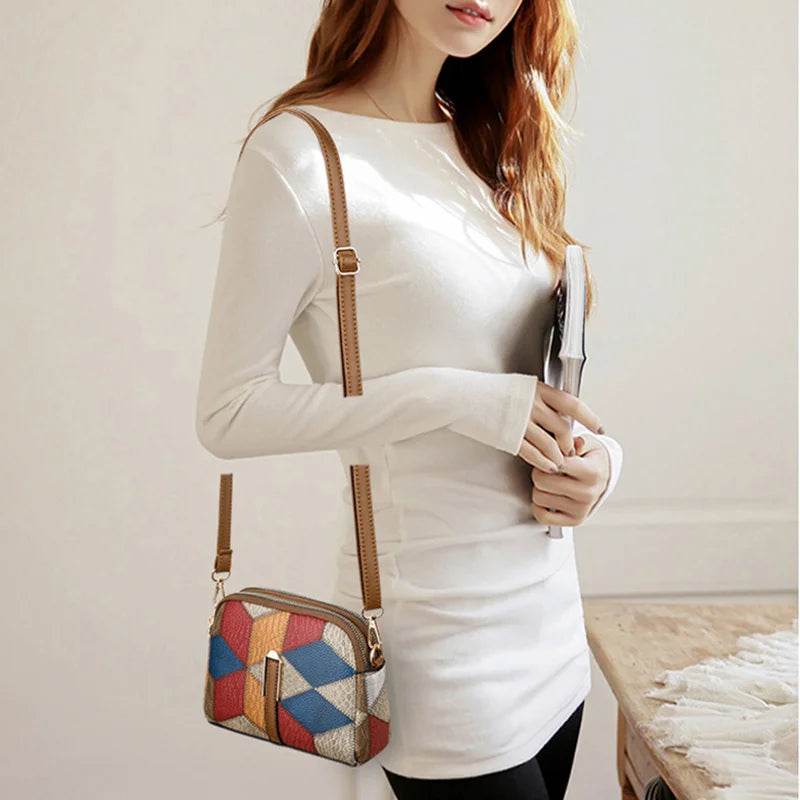 Luxury Plaid Handbag – Women’s Shoulder & Crossbody Tote Bag
