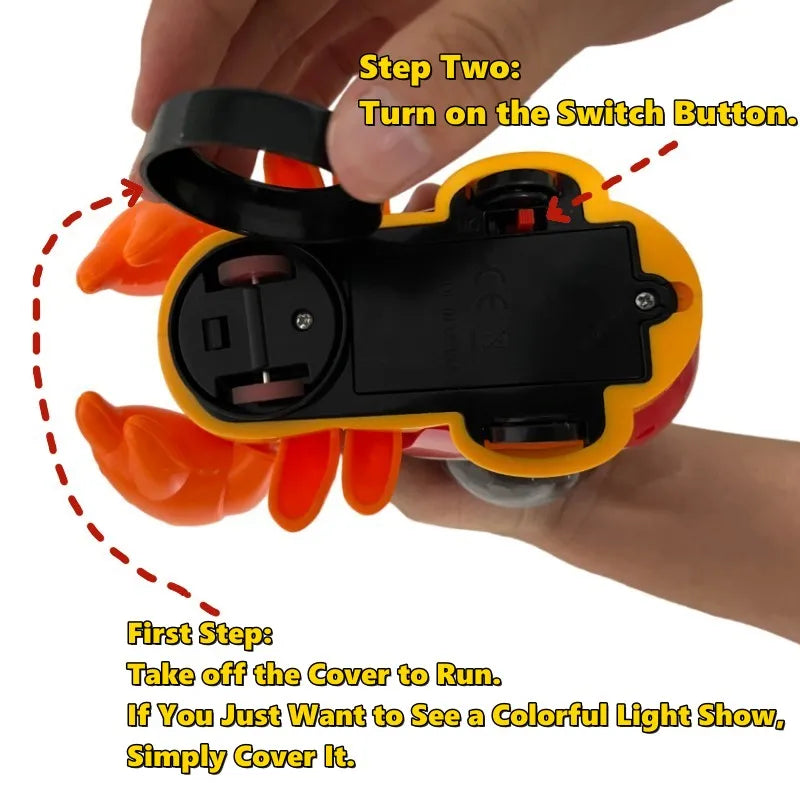Crawling Crab Baby Toy with Music & Light – Interactive Educational Toy for Toddlers