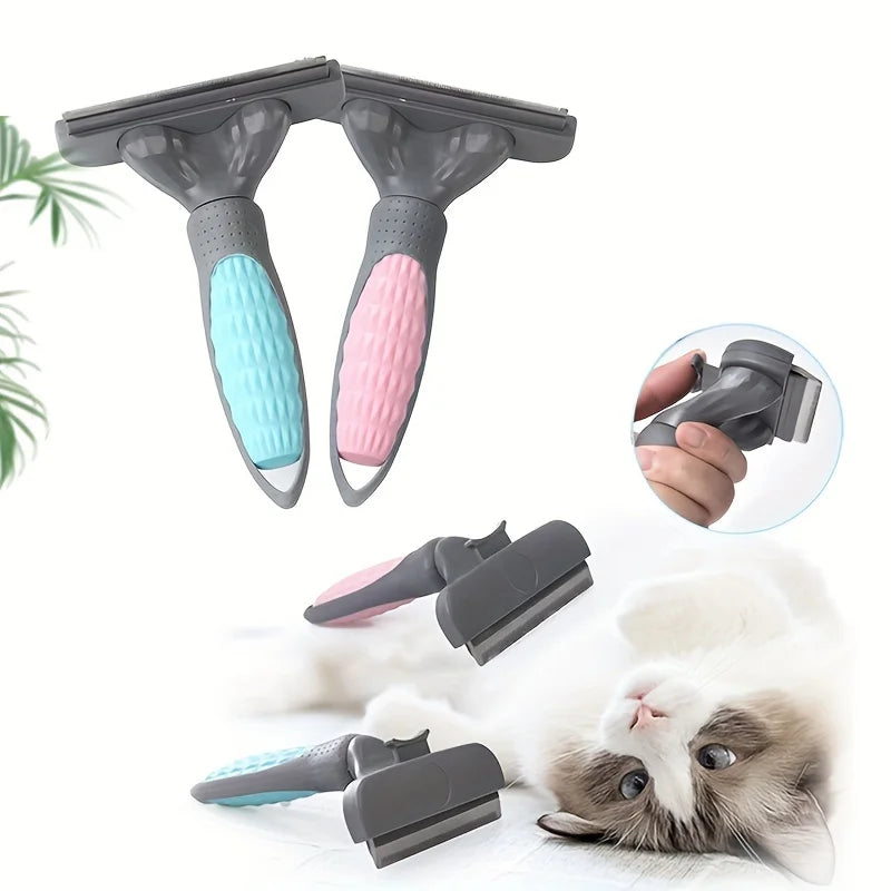 Premium Pet Grooming Comb – De-Shedding & Detangling Tool for Dogs & Cats