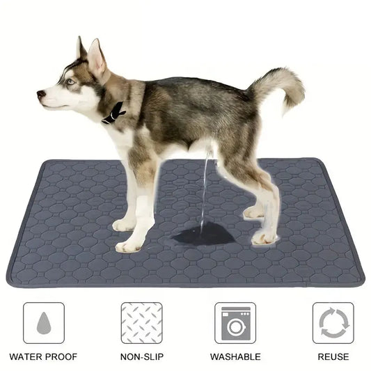 Reusable Dog Pee Pad – Waterproof & Washable Pet Training Mat | Non-Slip & Absorbent for Dogs & Cats