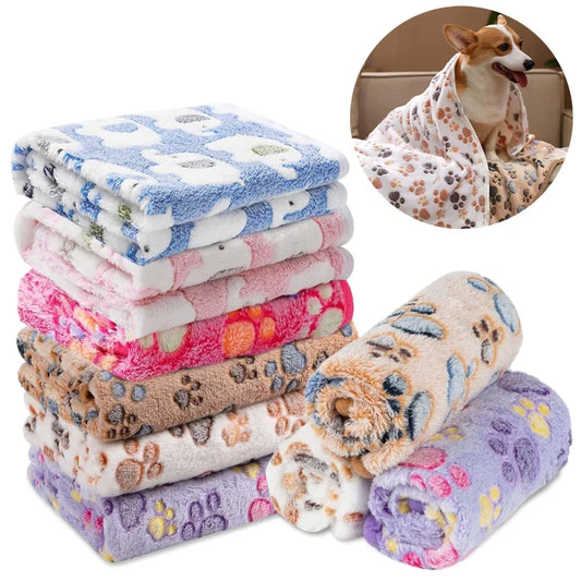 Soft Fluffy Pet Blanket – Warm Dog & Cat Bed Mat for Small Pets