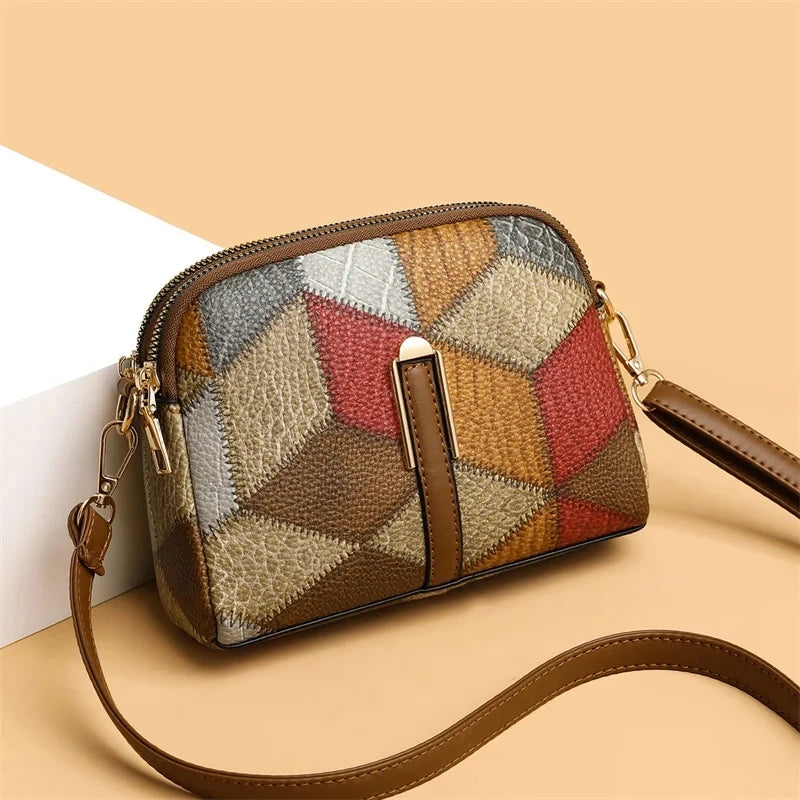Luxury Plaid Handbag – Women’s Shoulder & Crossbody Tote Bag