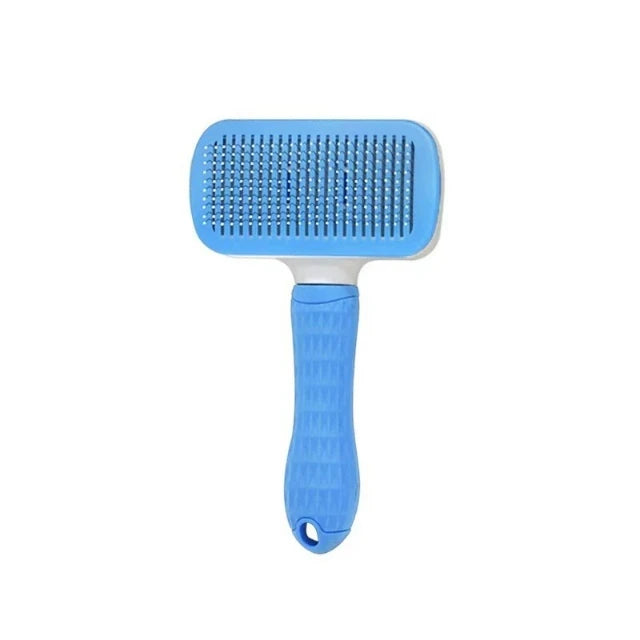 Pet Grooming Brush – Self-Cleaning Dog & Cat Deshedding Comb