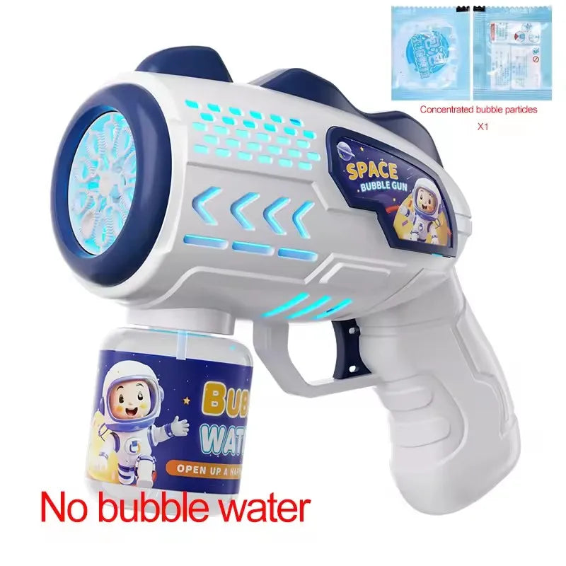 Automatic Bubble Gun – Rocket Bubble Machine with Bubble Liquid for Kids