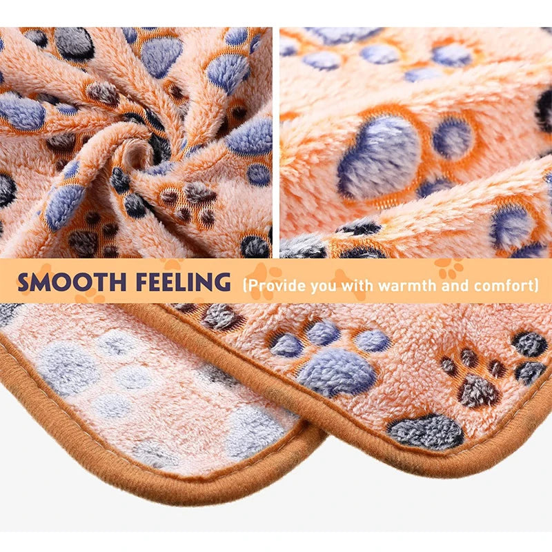 Soft Fluffy Pet Blanket – Warm Dog & Cat Bed Mat for Small Pets