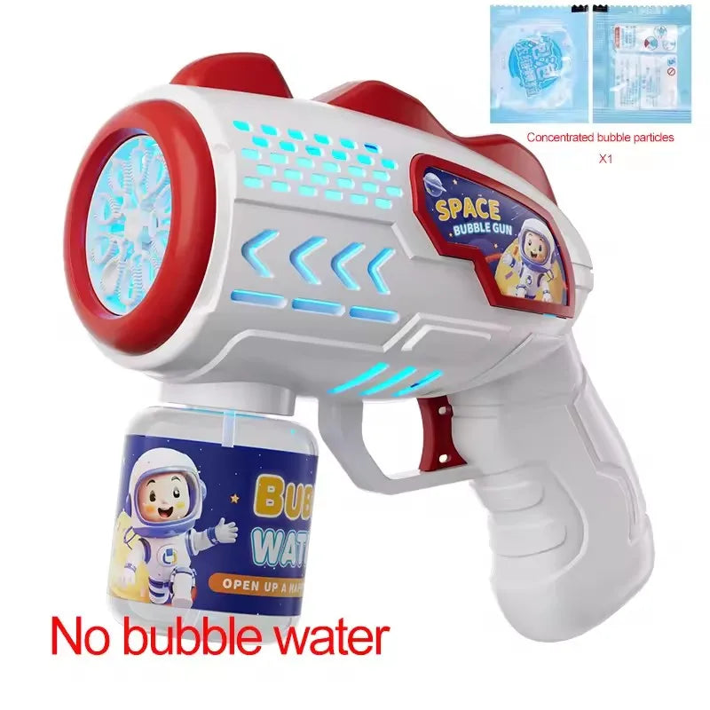 Automatic Bubble Gun – Rocket Bubble Machine with Bubble Liquid for Kids