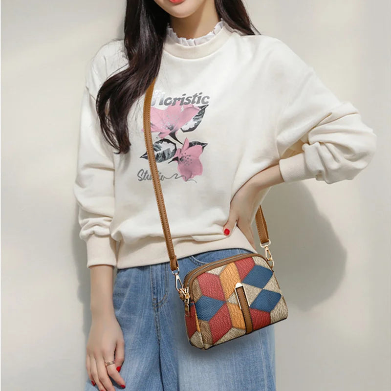 Luxury Plaid Handbag – Women’s Shoulder & Crossbody Tote Bag