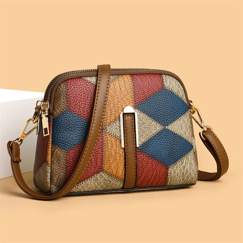 Luxury Plaid Handbag – Women’s Shoulder & Crossbody Tote Bag