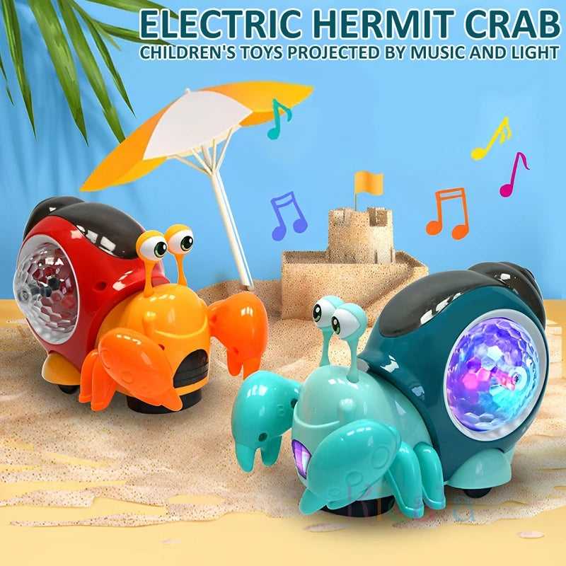 Crawling Crab Baby Toy with Music & Light – Interactive Educational Toy for Toddlers