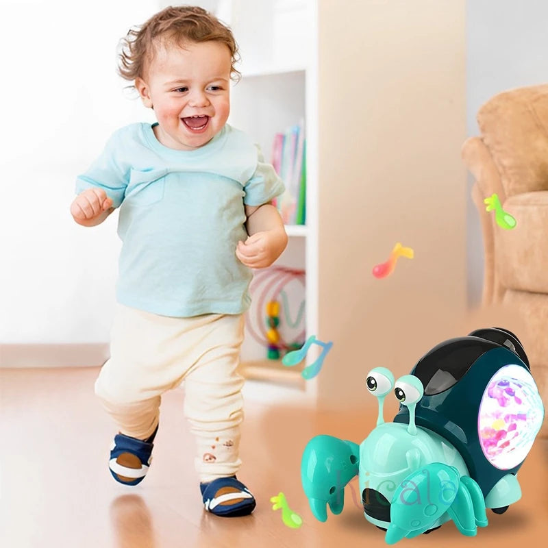 Crawling Crab Baby Toy with Music & Light – Interactive Educational Toy for Toddlers