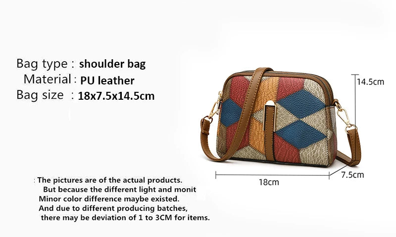 Luxury Plaid Handbag – Women’s Shoulder & Crossbody Tote Bag