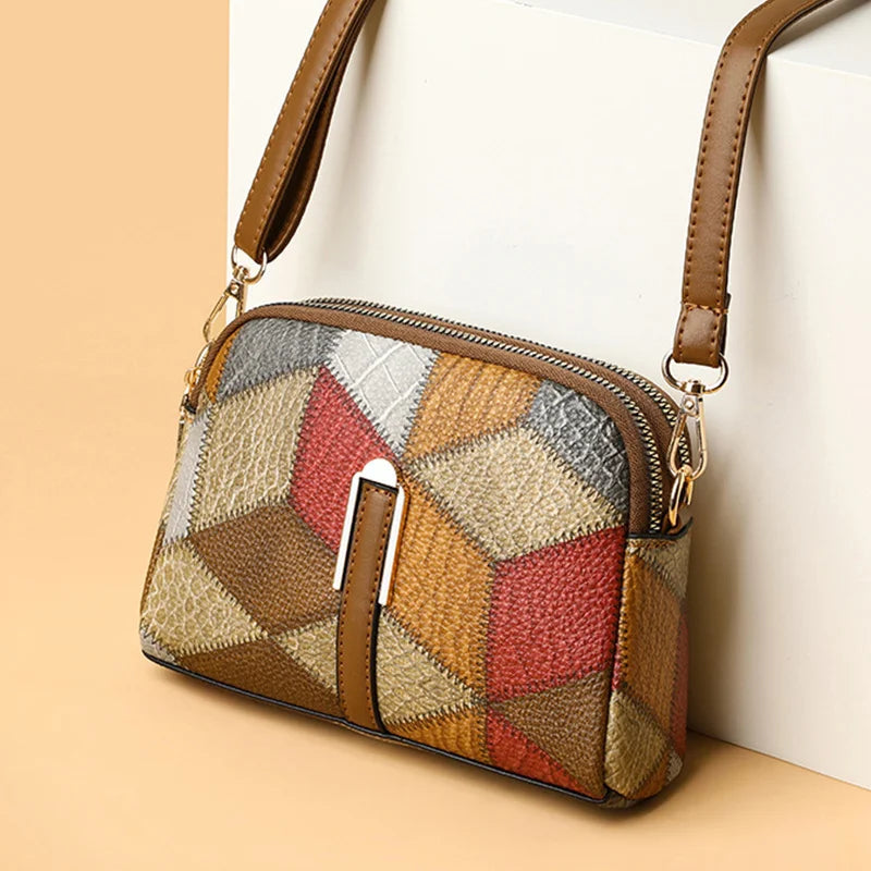 Luxury Plaid Handbag – Women’s Shoulder & Crossbody Tote Bag